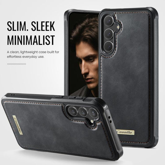 CaseMe C69 Series Magnetic Vegan Leather Back Phone Case, For Samsung Galaxy S24 FE 5G, For Samsung Galaxy A15 4G / 5G, For Samsung Galaxy A55 5G / A35 5G, For Samsung Galaxy S24 Ultra 5G  
