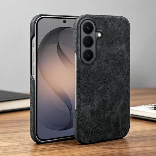 Retro-skin Magnetic Vegan Leather Back Phone Case, For Galaxy S26+ 5G, For Galaxy S26 Ultra 5G, For Galaxy S26 5G  