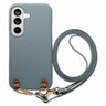 Metal Buckle Crossbody Lanyard Litchi Texture PU Back Phone Case, For Galaxy S26+ 5G, For Galaxy S26 Ultra 5G, For Galaxy S26 5G  