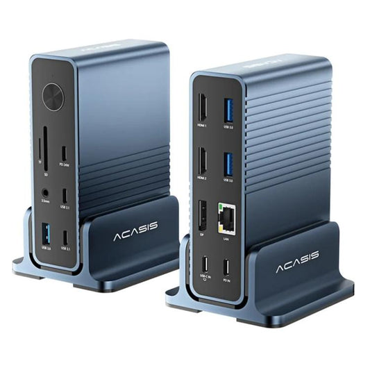 ACASIS DS-7A15 15 in 1 USB-C / Type-C HUB 100W PD 4K 60Hz Docking Station for Thunderbolt 3 / 4, DS-7A15  