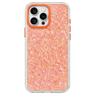 Gravel Glitter Electroplated Lens Frame Phone Case, For iPhone 16 Pro, For iPhone 16, For iPhone 15 Pro Max, For iPhone 15 Pro, For iPhone 15, For iPhone 14  