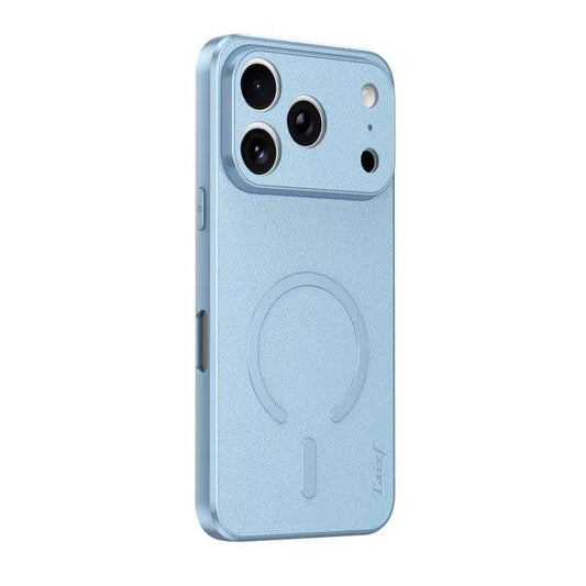 Sheepskin Vegan Leather Magnetic Phone Case, For iPhone 17 Pro Max, For iPhone 17 Pro, For iPhone 17  