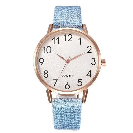 Simple Number Dial Ladies Watches Leather Strap Quartz Women Watch NEW Fashion Female Wristwatch Montre Femme Zegarek Damski A30 Utrano