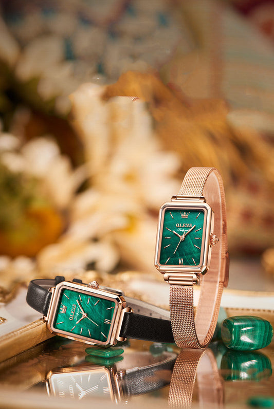 Small Green Watch Waterproof Belt Ladies Watch Women  
