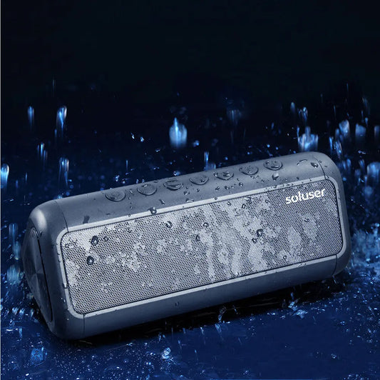 Speaker Dual Speaker Outdoor Waterproof Smart Card Subwoofer Smart Audio Portable Speaker Bluetooth  