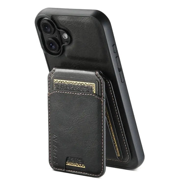 Suteni H02 Leather Wallet Stand Back Phone Case, For iPhone 16, For iPhone 15 Pro Max, For iPhone 15 Pro, For iPhone 15 Plus, For iPhone 15, For iPhone 14 Plus, For iPhone 14, For iPhone 14 Pro  