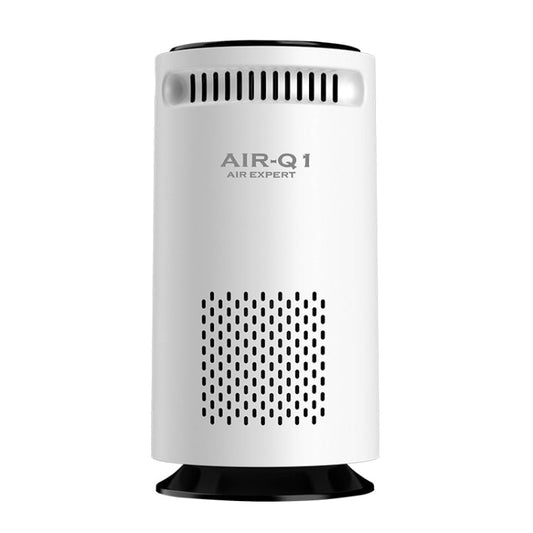 Car Negative Ion Air Purifier Odor Removal Aromatherapy, Black, White  