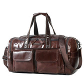 HUMERPAUL MH484 Men Leather Business Travel Bag Large Capacity Carry Bag, MH484  