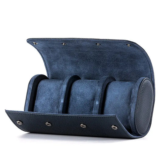 Travel Storage Bag PU Leather Watch Storage Box Color Portable Watch Bag Bracelet Jewelry Watch Box  