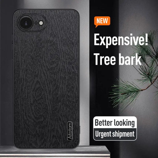 Tree Bark Leather Shockproof Phone Case, For iPhone 17e / 16e, For iPhone 16 Pro Max, For iPhone 16 Pro, For iPhone 16 Plus, For iPhone 16  
