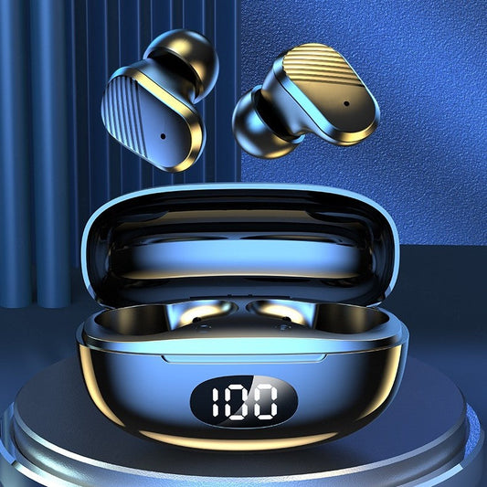 True Wireless Mini Binaural Black Technology Bluetooth Headset  