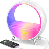Utrano Bluetooth Speaker Smart Alarm Clock  with Night Lights better for sleeping Utrano