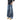 Vintage Blue Cut-Off Denim Pants for Men  