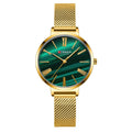  Gold with green plate