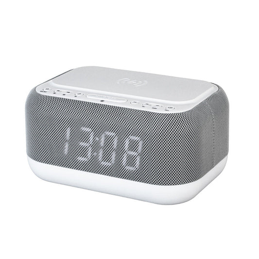 Wireless Charging Bluetooth Speaker Alarm Clock  