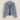 Women's Denim Jacket with Beading Rhinestonesand Pearls, Fashionable Ulzzang Outerwear  