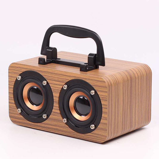 Wooden Wireless Bluetooth Speaker Portable Outdoor  