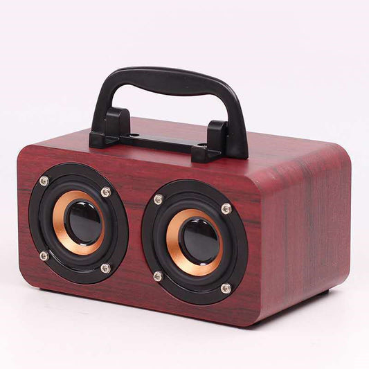 Wooden Wireless Bluetooth Speaker Portable Outdoor  