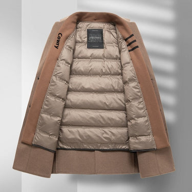 Woolen Coat Men's Coat Mid-length Winter  