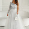  Long dress model 192638 Bicotone 