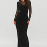  Evening dress model 202967 Makadamia 