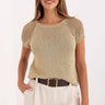  Short sleeve sweater model 215793 Italy Moda 