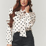  Long sleeve shirt model 220782 Makadamia 