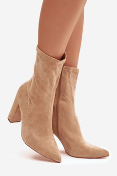 Heel boots model 222724