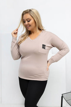 Plus size blouse model 223933