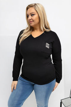 Plus size blouse model 223935