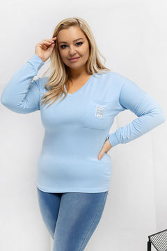 Plus size blouse model 223936