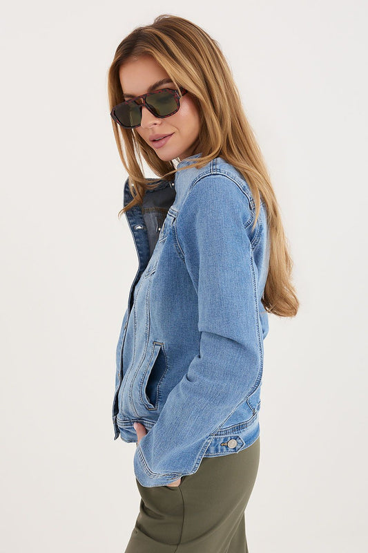  Denim jacket model 227595 Factory Price 