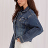  Denim jacket model 230177 Italy Moda 