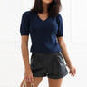  Short sleeve sweater model 232575 Factory Price 