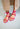 Blue Leather Lace-Up Sandals – Handcrafted With Natural Raffia Insole