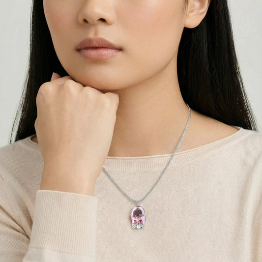 Vintage Perfume Bottle Necklace  